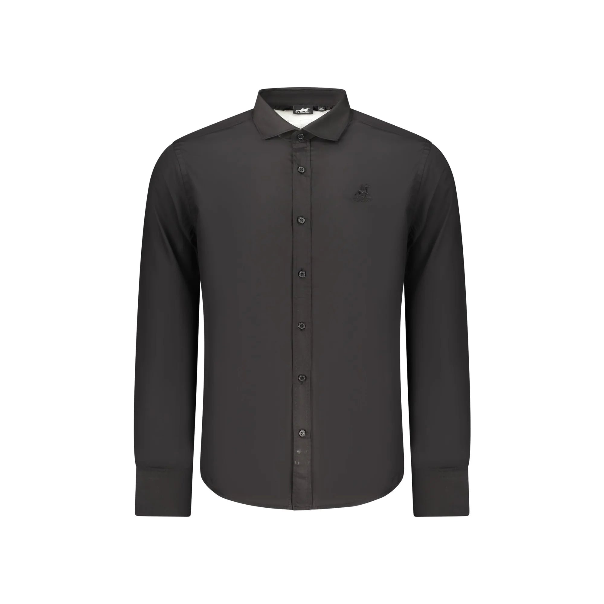 U.S. Grand Camicia Maniche Lunghe Uomo Nera Ricamo Camicie Nero - foto prodotto